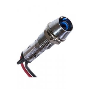 N-XD8-1W-B 220V, светодиод с держателем синий 220VAC