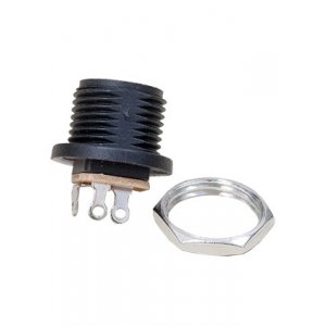 L-KLS1-DC-022A-2.5, (DJK-03B) гнездо питания в корпус 2.5х6.1 мм  (аналог K375K)