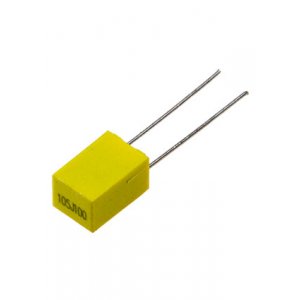 JMEB105J0100DH0520, Конденсатор плёночный  1 uF 10% 100 VDC P=5mm 6*11*7.2  аналог B32529D1105K