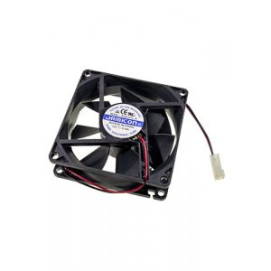 JF0825S1L-R, вентилятор 12В 80х80х25мм подшипник скольжения 2000об/мин