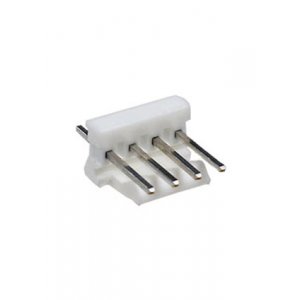 640456-4, вилка на плату 1х4к 2.54мм открытая MTA-100