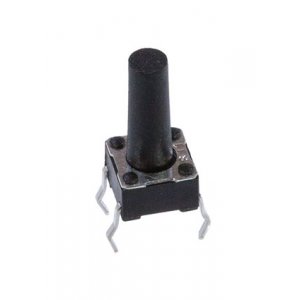 KAN0621-1301B010, кнопка тактовая 6х6 h=13мм (0613GHIM-130G-G)