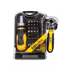 Heifer, отвертка трещетка 34 насадки