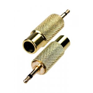 2-192G, переходник 2.5мм штекер моно - RCA гнездо  "позолоченный"