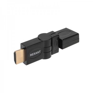 Переходник штекер HDMI - гнездо HDMI, поворотный  REXANT