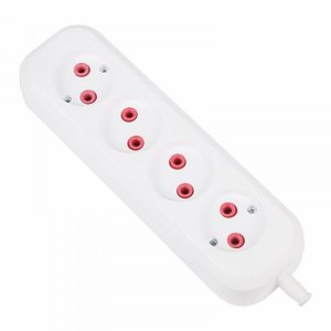 Колодка 4 гнезда б/з PROconnect «Эконом»