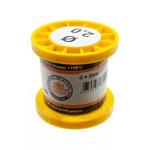 Припой ПОС61 ТР 2.0мм катушка  50г