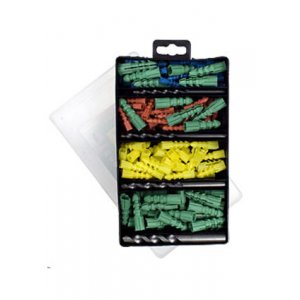 29111-H4-120, Набор 120 сверл по бетону с дюбелями 5,6,8,10мм