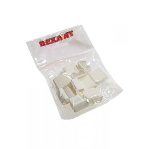 07-2317-1, ПЛОЩАДКА ПОД ШЛЕЙФ 17 ММ Х 12 ММ УПАКОВКА 10ШТ.БЕЛАЯ