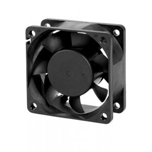 EC6025L12S, Вентилятор 12В, 60х60х25мм , подш. скольжения, 4000 об/мин + крепеж