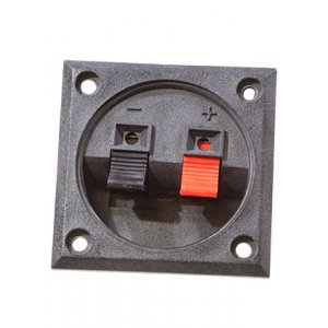 1-710, прищепка аудио двойная квадратная на корпус