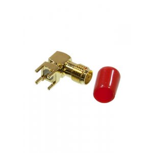 L-KLS1-SMA002-B, разъем угловой SMA гнездо на плату 50Ом (SMA-JR)