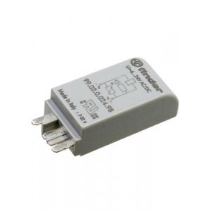 99.02.0.024.98, Модуль индикации и защиты; зеленый LED + варистор; 6...24В AC/DC