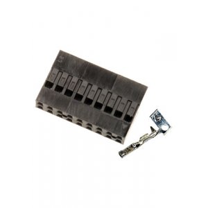 BLD-18, гнездо на кабель шаг 2.54мм 2x9 с контактами