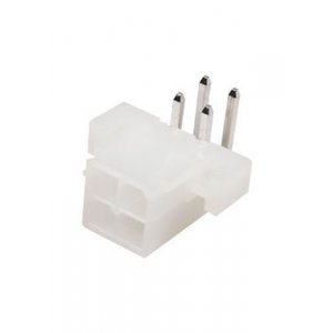 MF-2x2MRB(MF-04MRB), вилка на плату 4.2мм угл. под винты Mini-Fit