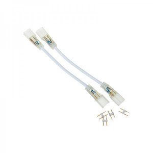 Коннектор для одностороннего гибкого неона 8х16 мм, длина 20 см (цена за 1 шт.)