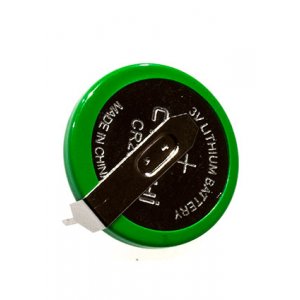 CR2032/1HF 3V, элемент питания батарейка CR2032 20мм 2 вывода горизонтальный