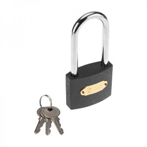 Замок навесной серия чугун 60 мм длинная дужка Четыре Сезона