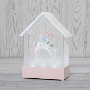 Декоративный светильник «Единорог» с конфетти и мелодией, USB NEON-NIGHT_позиция под заказ