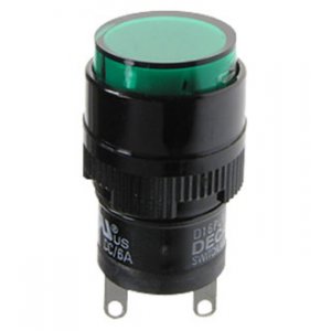 D16PLR1-000CG, индикатор светодиодный зеленый 28В 40мА