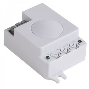 Датчик движения потолочный микроволновый ДДПМ 02, 180 (гориз)/ 360 (верт) ,1200 Вт,10-2000Лк, 3-10 м,10-900 сек,5,8ГГц. REXANT