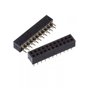 PBD2-22, гнездо на плату шаг 2.0мм 2x11 прям (L-KLS1-208B-4.3-2-22-S)