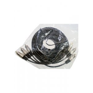 3-0315-5.0, Шнур A/V 3-3 RCA мetal-gold, d=4 мм, 5.0 м