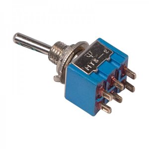 Тумблер 250V 3А (6c) ON-ON двухполюсный  Micro  (MTS-202)  REXANT