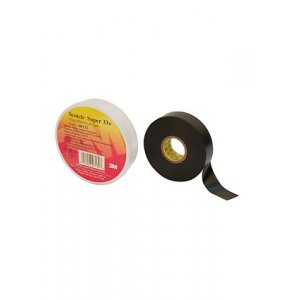 Scotch Super 33+ 19mm, изолента высшего класса, 19мм х 20м х 0,18мм