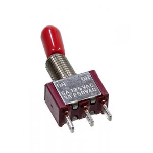 KNX-1-D1, тумблер ON-ON 3 контакта с колпачком SPDT (MTS-102)