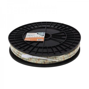 LED лента 12В, 10мм, IP65, SMD 2835, 120 LED/m, 12V, БЕЛАЯ (6000 К), бухта 100м