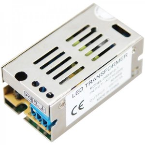 Источник питания 12V,  12W с разъёмами под винт, без влагозащиты (IP23)