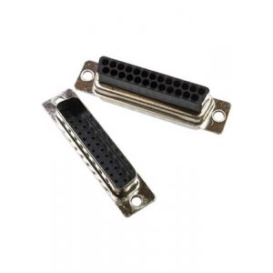 DC-25M, вилка D-SUB 25 pin зажим на кабель