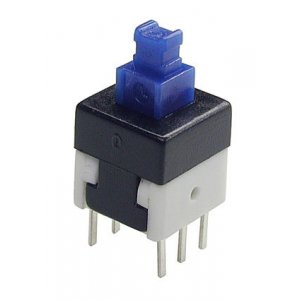 MPS-800-G, кнопка с фиксацией 8мм 30В 0.1A (B170G)