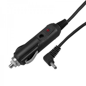 Автозарядка с индикатором (разъем 1.4х3.4) (АЗУ) шнур прямой  1.5M  REXANT