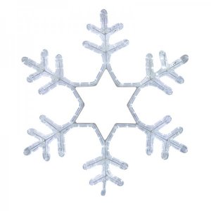 Фигура световая "Снежинка" LED белая  55*55см