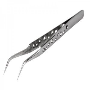 Пинцет изогнутый, узкий 120 мм Airy (блистер) REXANT