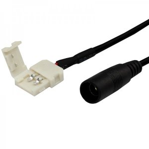 Коннектор питания с джеком для одноцветных светодиодных лент шириной 8 мм