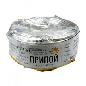 Припой ПОС61 ПРВ 3.0мм бухта 1 кг