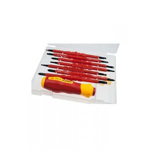 2028E, отвертка с насадками в изоляции 7 предметов