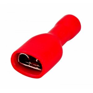 КЛЕММА ПЛОСКАЯ полностью изолированная гнездо - 6.6 мм 0.5-1.5мм² (РППи-м 1.5-(6.3) / FDFD1.25-250)  REXANT