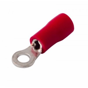 НАКОНЕЧНИК КОЛЬЦЕВОЙ изолированный ø3.2мм 0.5-1.5мм² (НКи 1.5-3 / НКи 1,25-3 / RV1.25-3) красный  REXANT