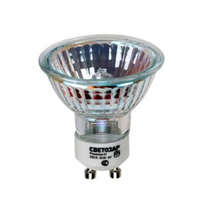 SV-44825, Лампа галогенная с защитным стеклом GU10 51мм 50Вт 220В