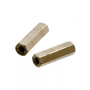 PCHSS-18, стойка для печатной платы латунная М3 шестигранная, отверстие-отверстие