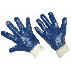 Перчатки хб с нитриловым покрытием, подкладка 100% хлопок.