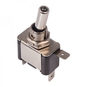 Тумблер 12V 25А (3c) ON-OFF однополюсный  с синей LED подсветкой  (ASW-07D)  REXANT