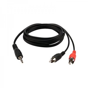 Шнур REXANT Стерео 3,5 мм - 2 RCA, 1.5 м (10 шт./уп.)