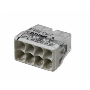 2273-208 Экcпресс-клемма, 8-проводная до 2,5 мм², (50 шт/уп)  WAGO