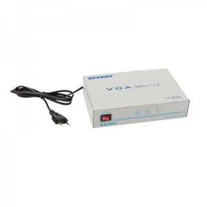 Делитель гнездо VGA на 2 гнезда VGA, 150 МГц, металл  REXANT