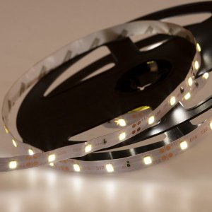 LED лента 12В, 8мм, IP23, SMD 2835, 60 LED/m, 12V, БЕЛАЯ (6000 K) (катушка 5 метров)